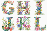 Floral Alphabet