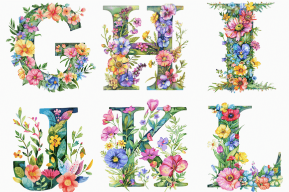 Floral Alphabet