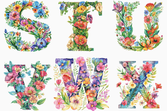 Floral Alphabet